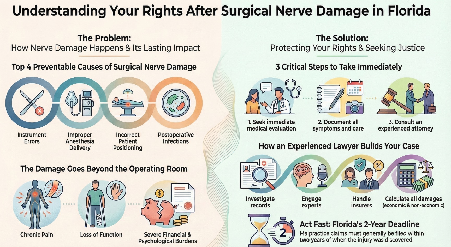 Florida Surgical Nerve Damage Injury Lawyer