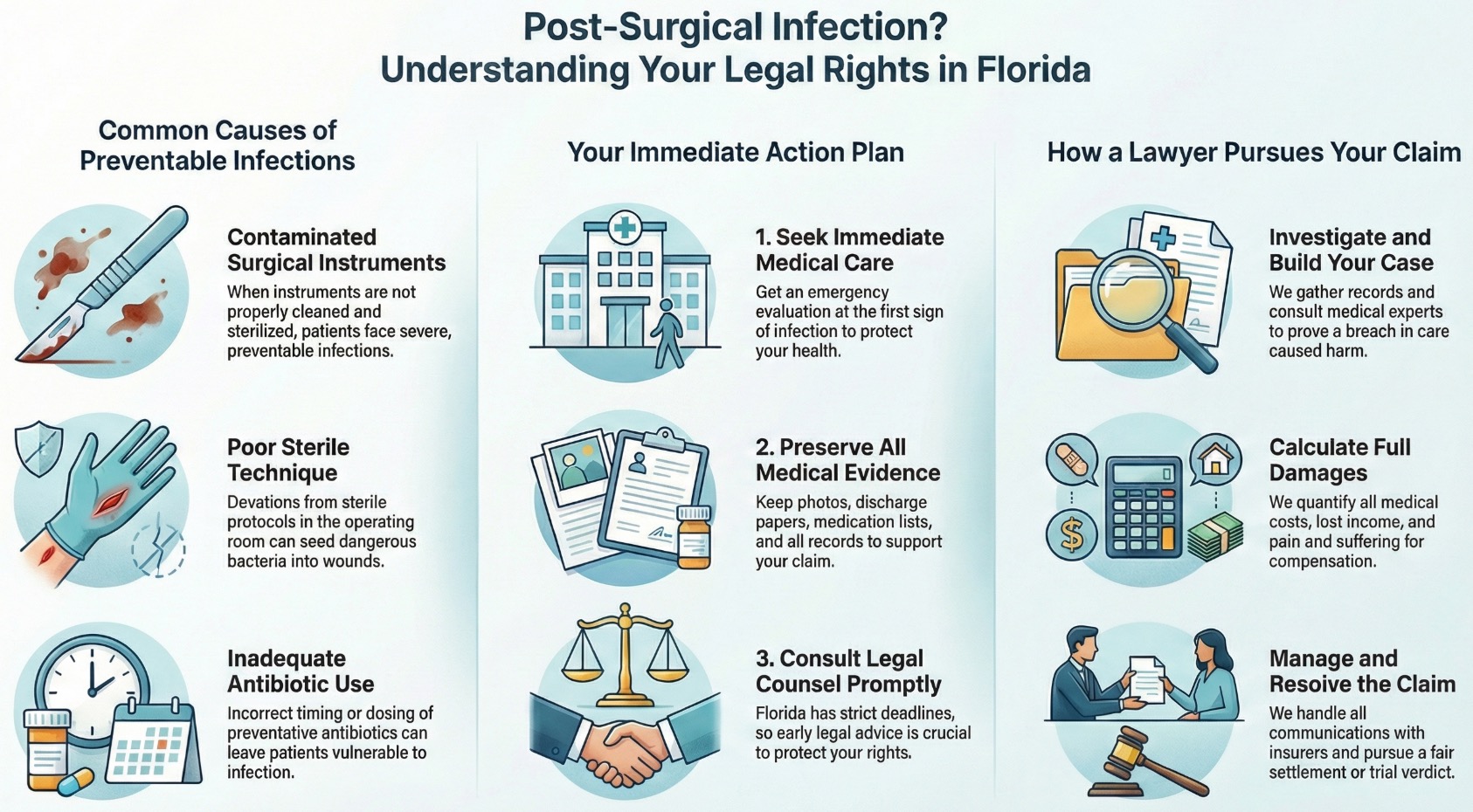 Florida Post-surgical Infection Injury Lawyer