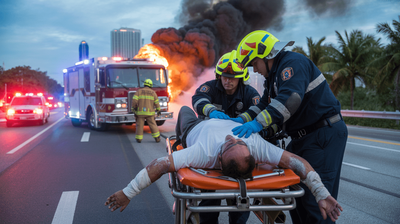 Miami Truck Accident Burn Injury Lawyer