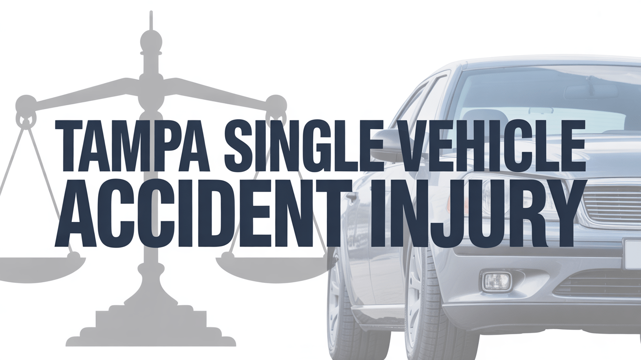 Tampa Single Vehicle Accident Injury Lawyer