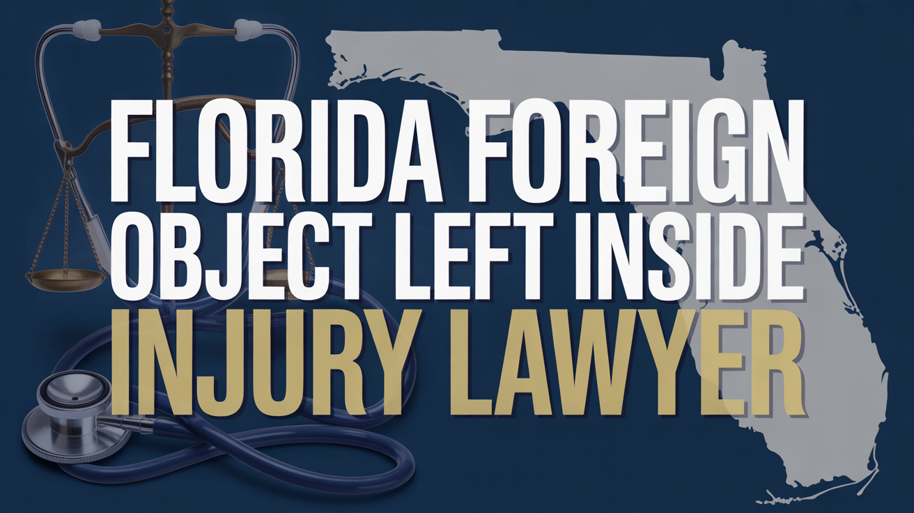 Florida Foreign Object Left Inside Injury Lawyer
