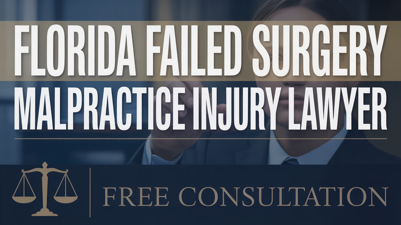 Florida Failed Surgery Malpractice Injury Lawyer