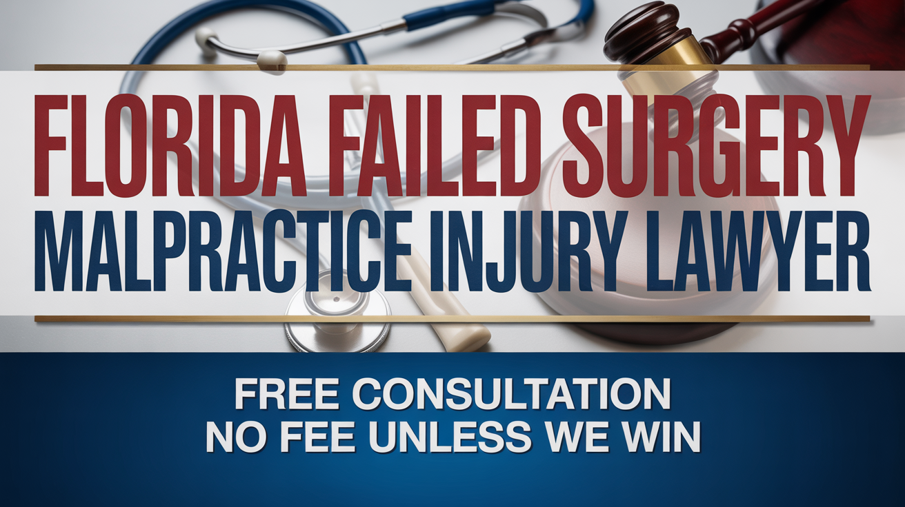 Florida Failed Surgery Malpractice Injury Lawyer