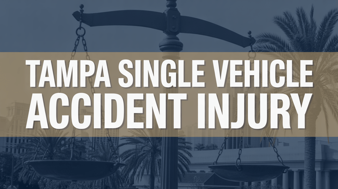 Tampa Single Vehicle Accident Injury Lawyer