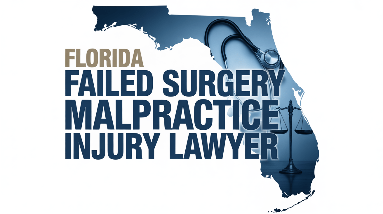Florida Failed Surgery Malpractice Injury Lawyer Video
