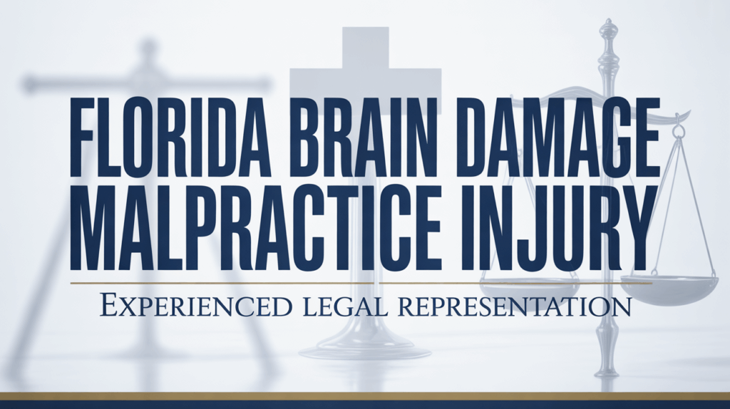 Florida Brain Damage Malpractice Injury Lawyer Video