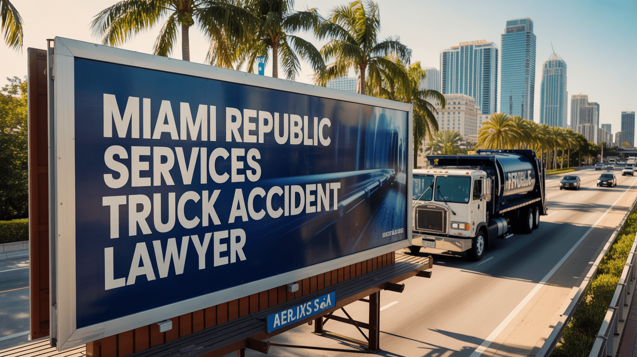 Miami Republic Services Truck Accident Lawyer