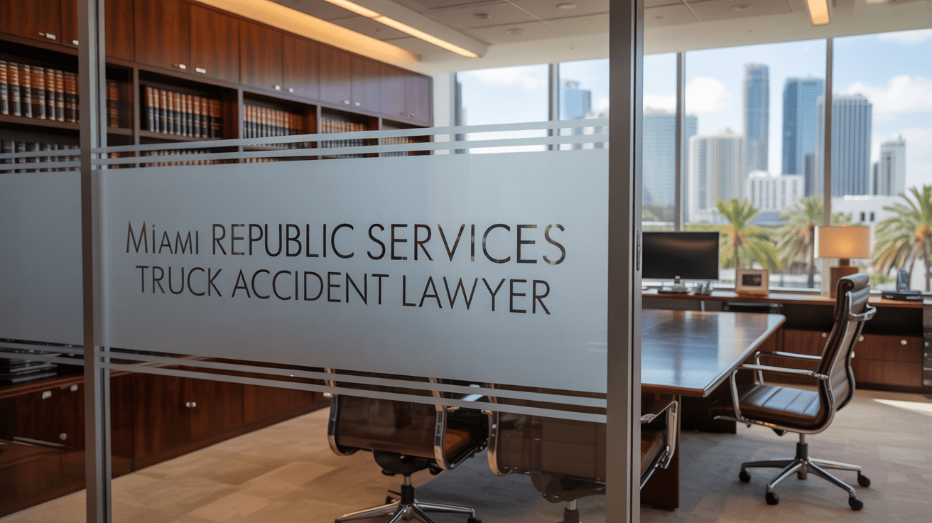 Miami Republic Services Truck Accident Lawyer