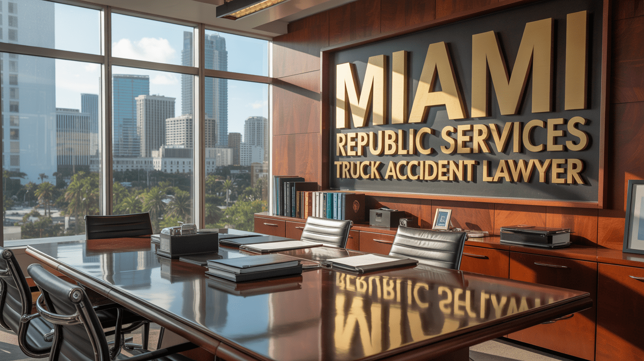 Miami Republic Services Truck Accident Lawyer