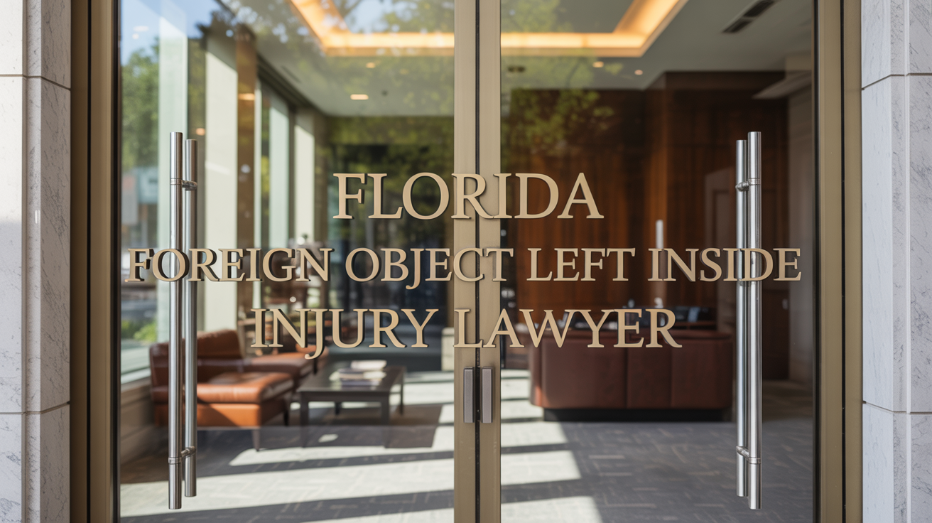 Florida Foreign Object Left Inside Injury Lawyer