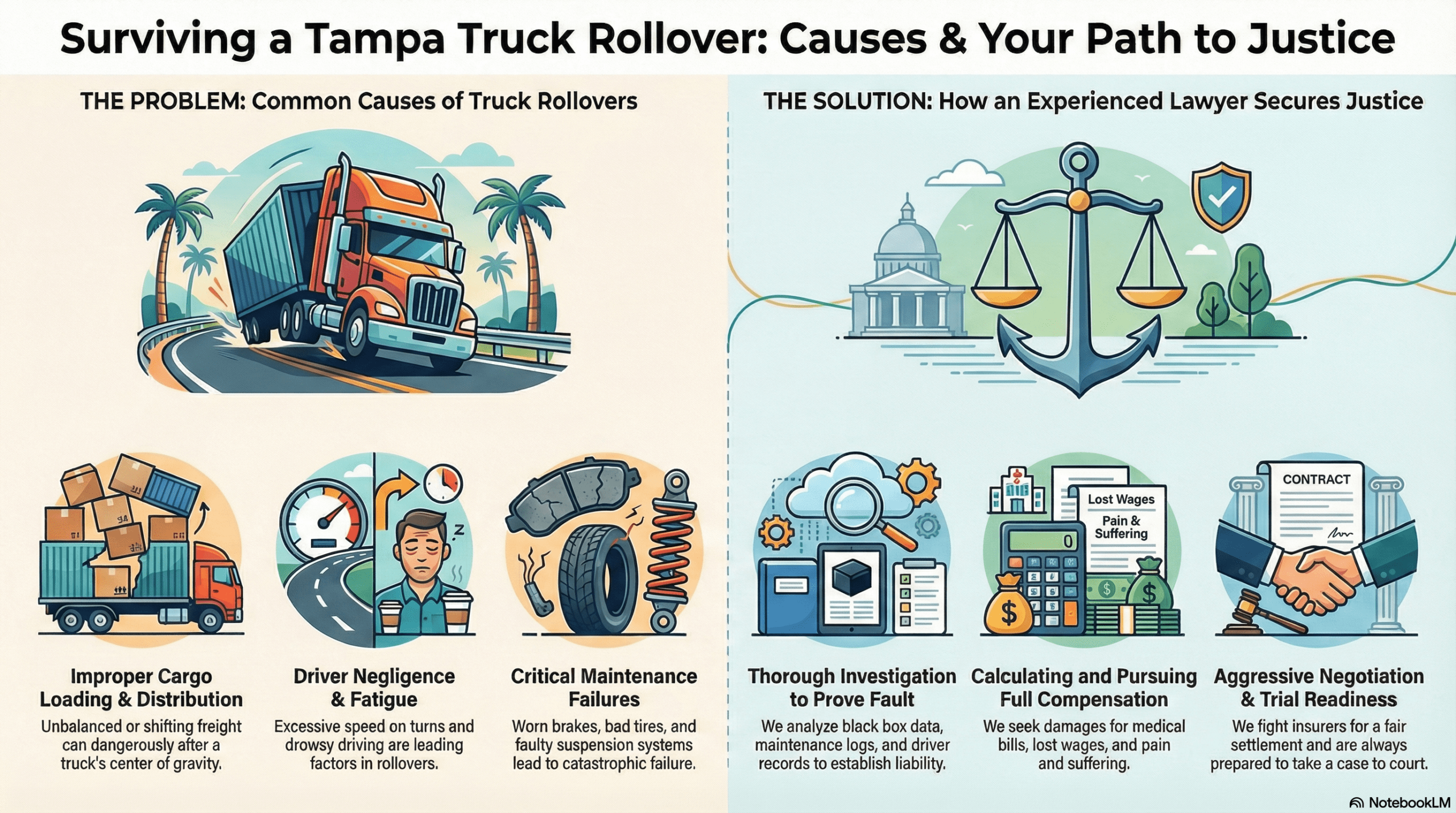 Tampa Truck Rollover Accident Lawyer