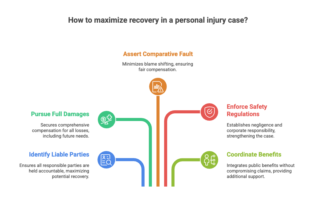How to maximize recovery in a personal injury case?