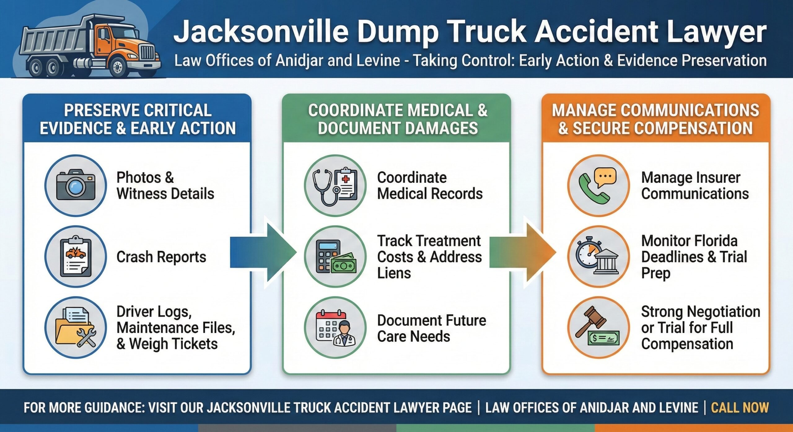 Jacksonville Dump Truck Accident Lawyer