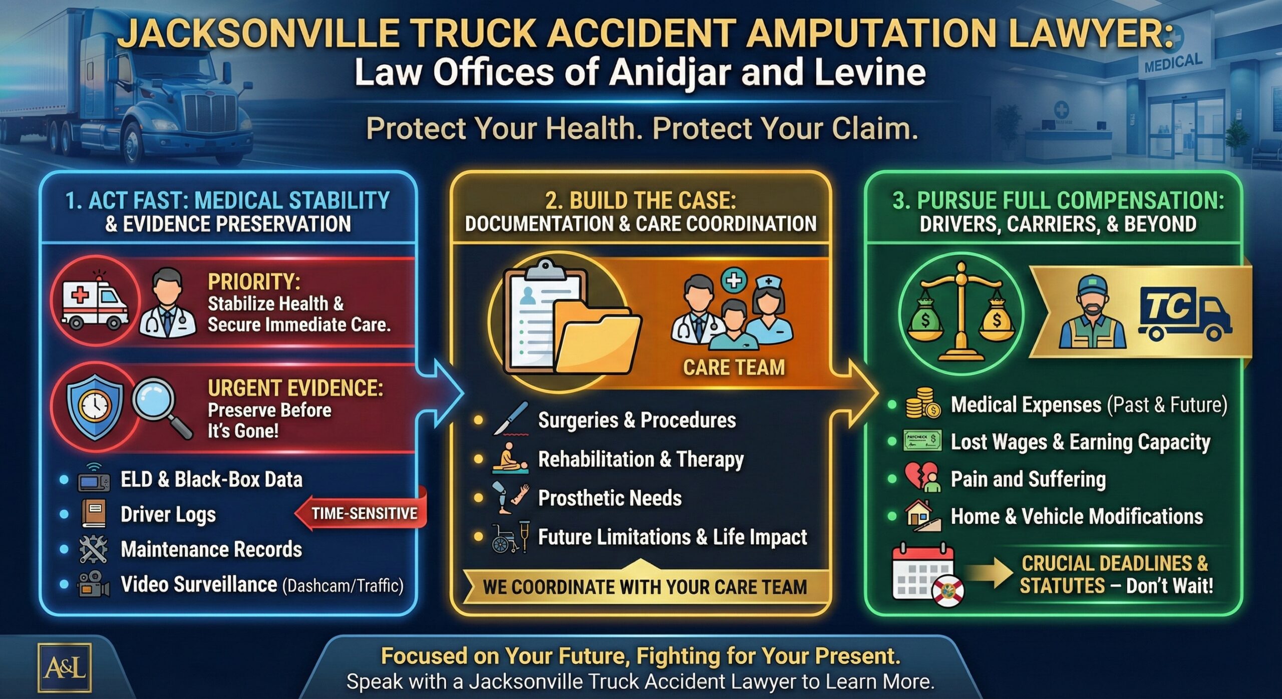 Jacksonville Truck Accident Amputation Lawyer