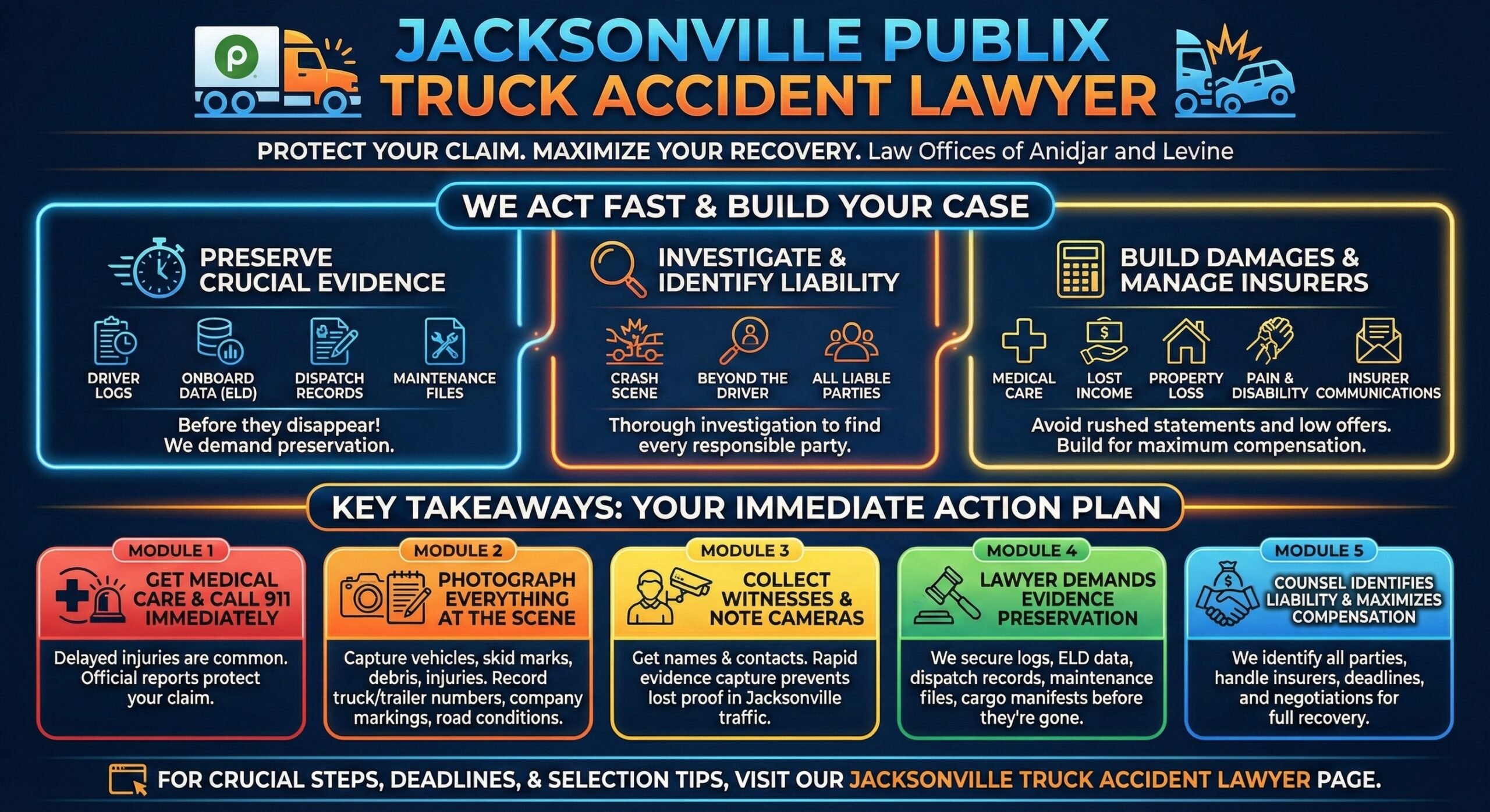 Jacksonville Publix Truck Accident Lawyer