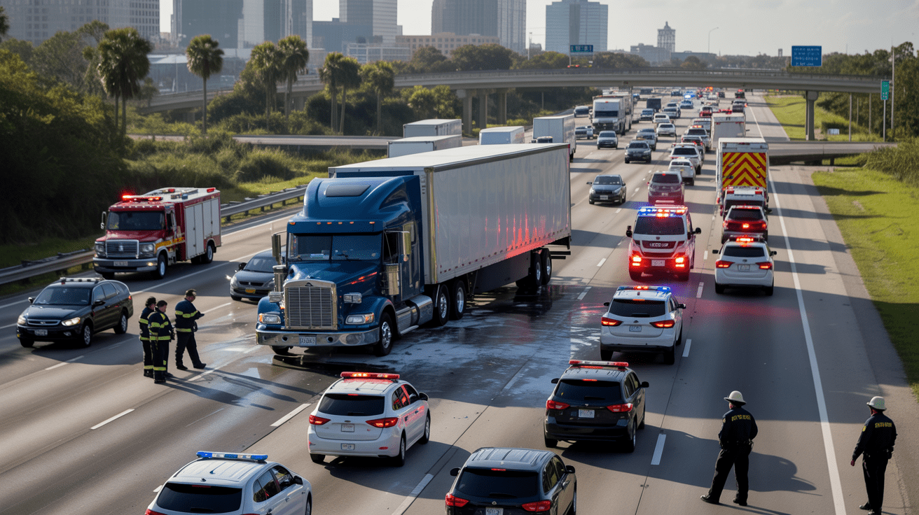 Tampa Distracted Truck Driver Accident Lawyer