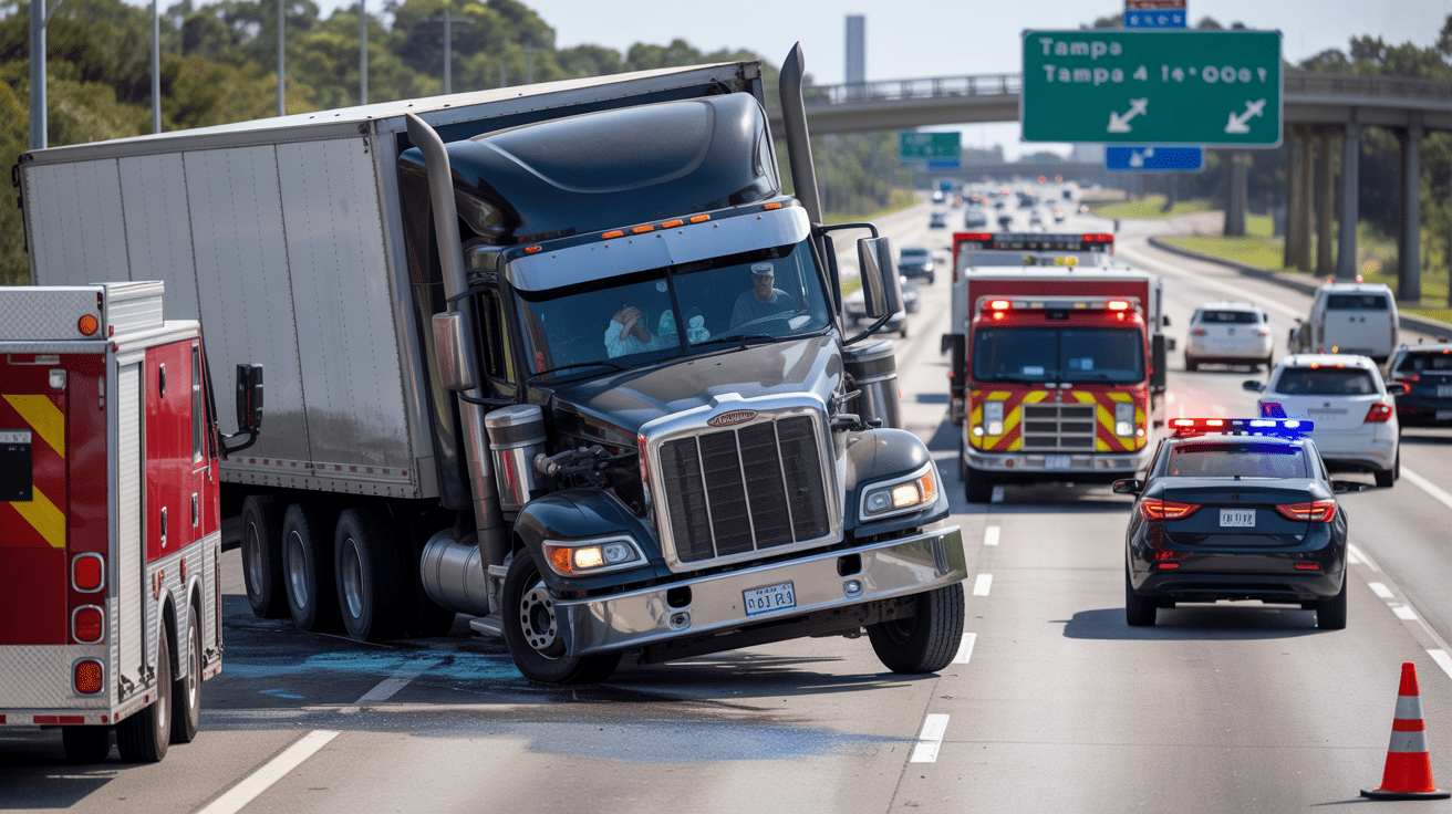 Tampa Distracted Truck Driver Accident Lawyer Video