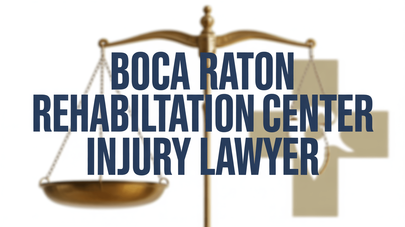 Boca Raton Rehabilitation Center Injury Lawyer