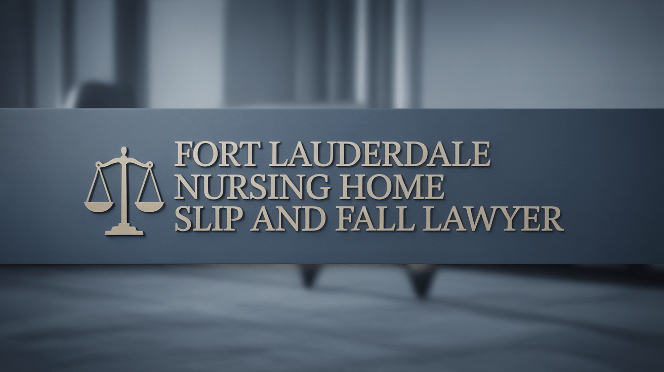 Fort Lauderdale Nursing Home Slip and Fall Lawyer