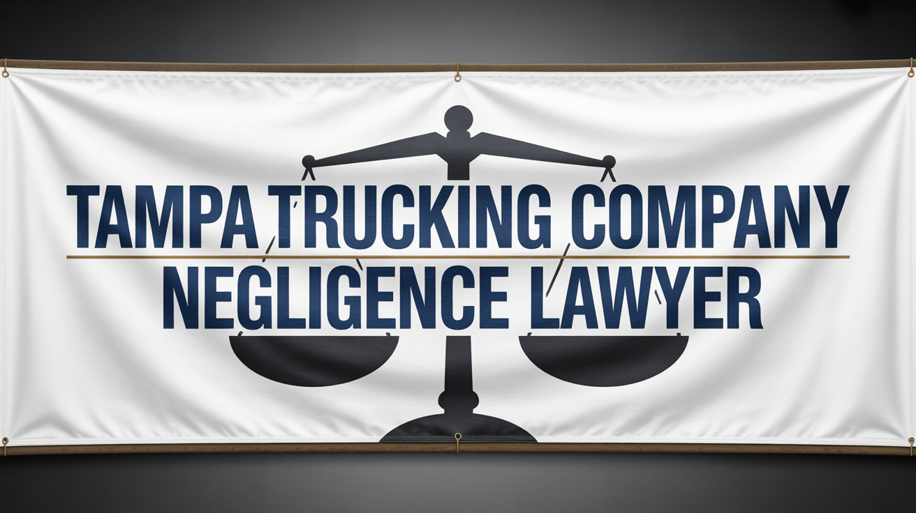 Tampa Trucking Company Negligence Lawyer
