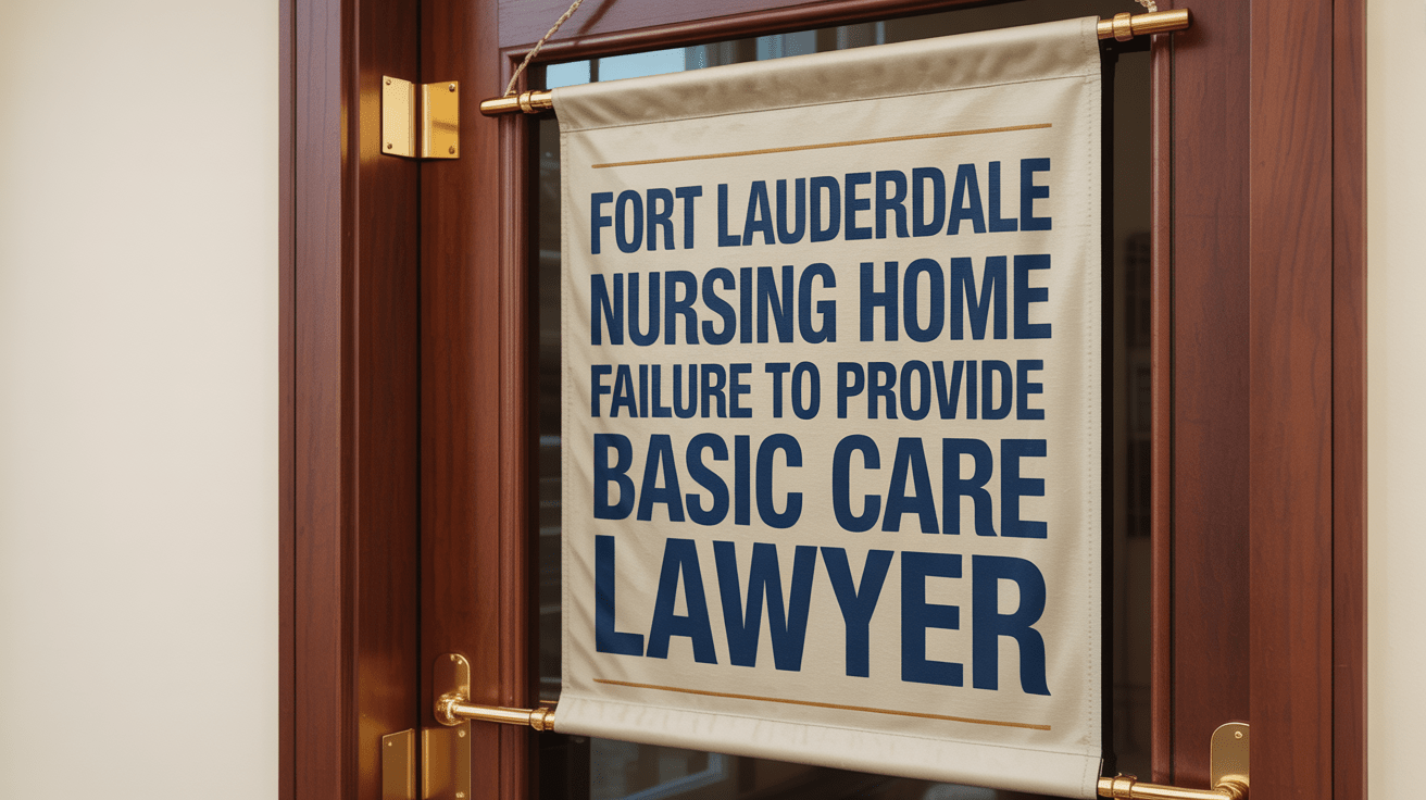 Fort Lauderdale Nursing Home Failure to Provide Basic Care Lawyer