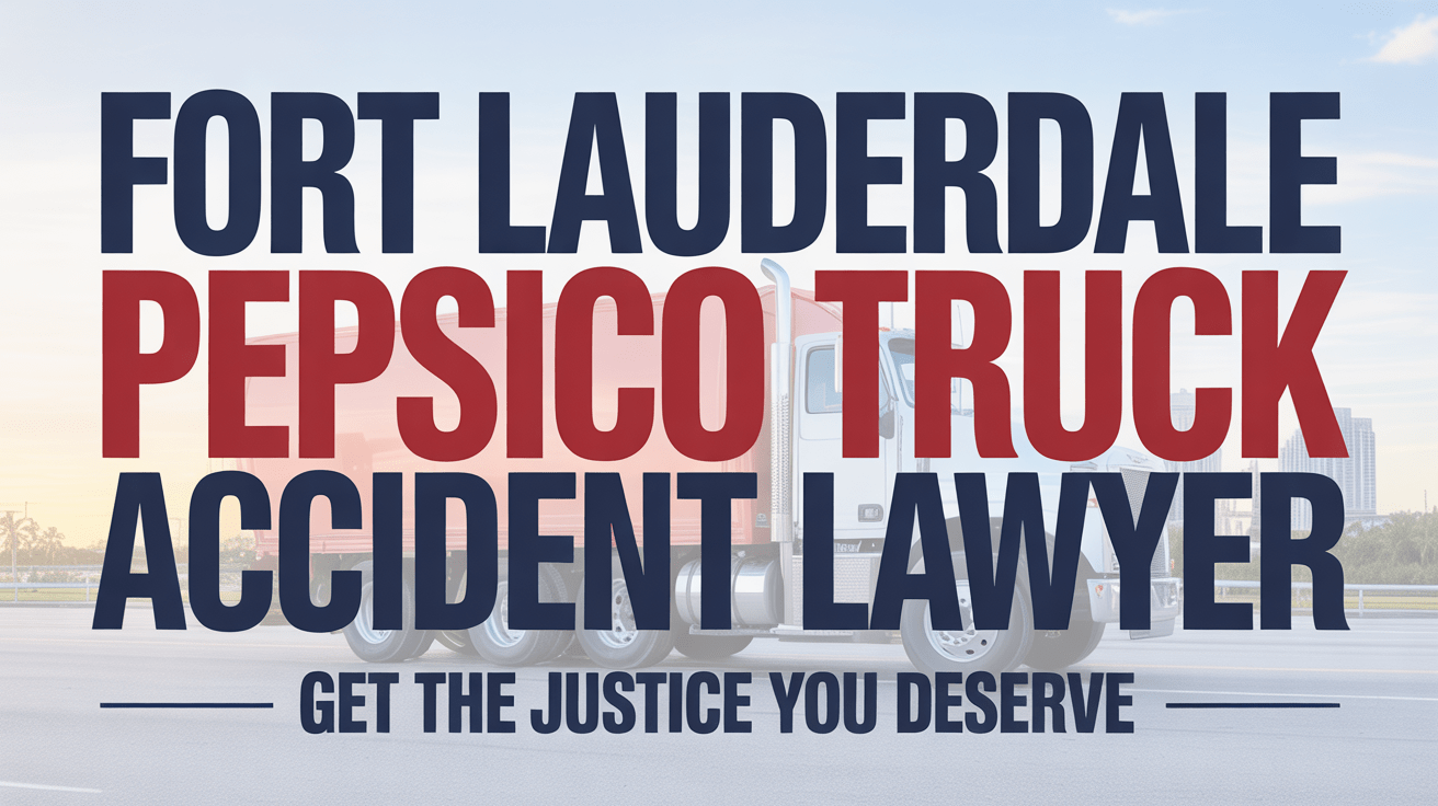Fort Lauderdale PepsiCo Truck Accident Lawyer
