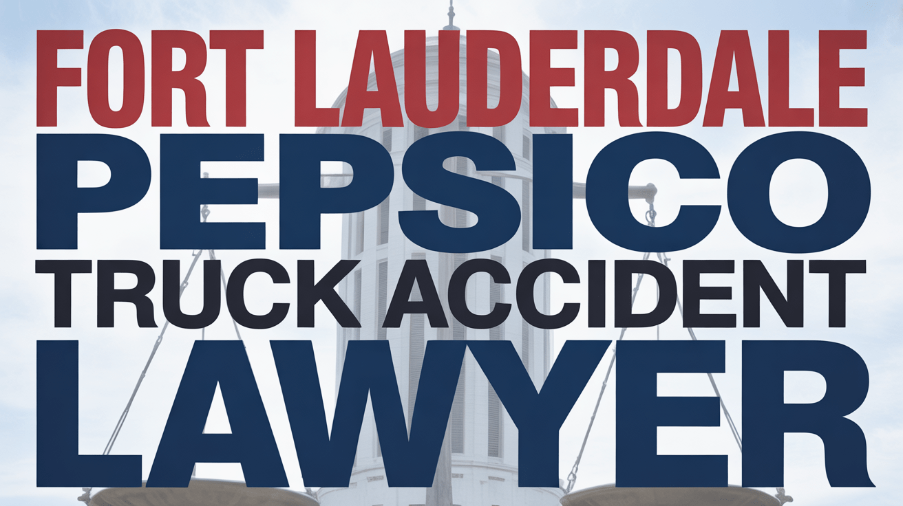 Fort Lauderdale PepsiCo Truck Accident Lawyer