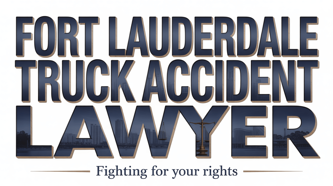Fort Lauderdale Truck Accident Lawyer