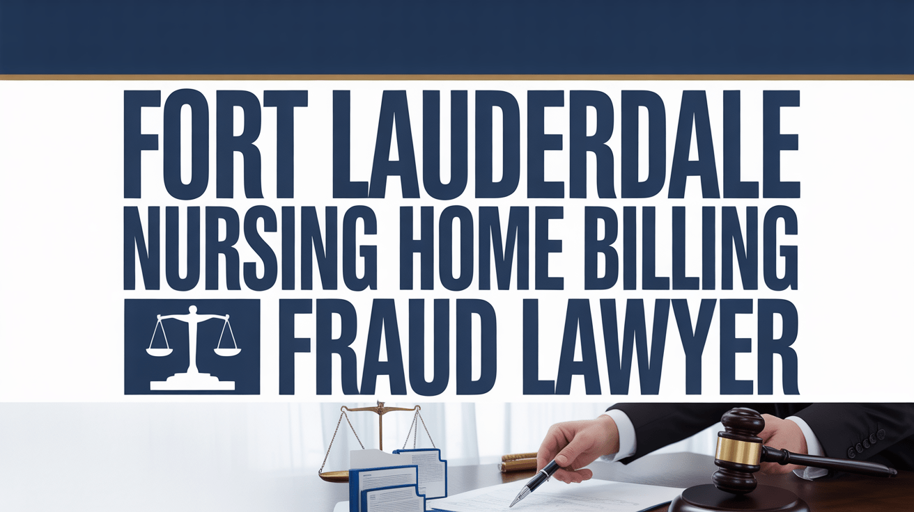 Fort Lauderdale Nursing Home Unauthorized Charges / Billing Fraud Lawyer
