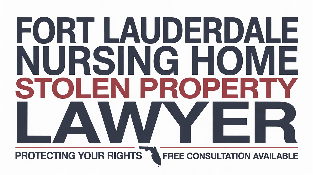 Fort Lauderdale Nursing Home Stolen Property Lawyer