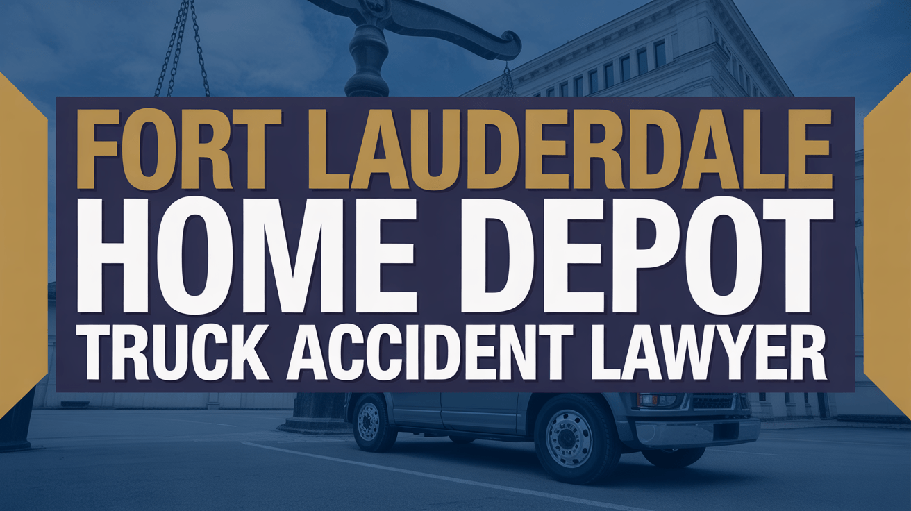 Fort Lauderdale Home Depot Truck Accident Lawyer