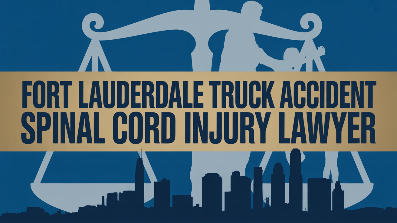 Fort Lauderdale Truck Accident Spinal Cord Injury Lawyer,