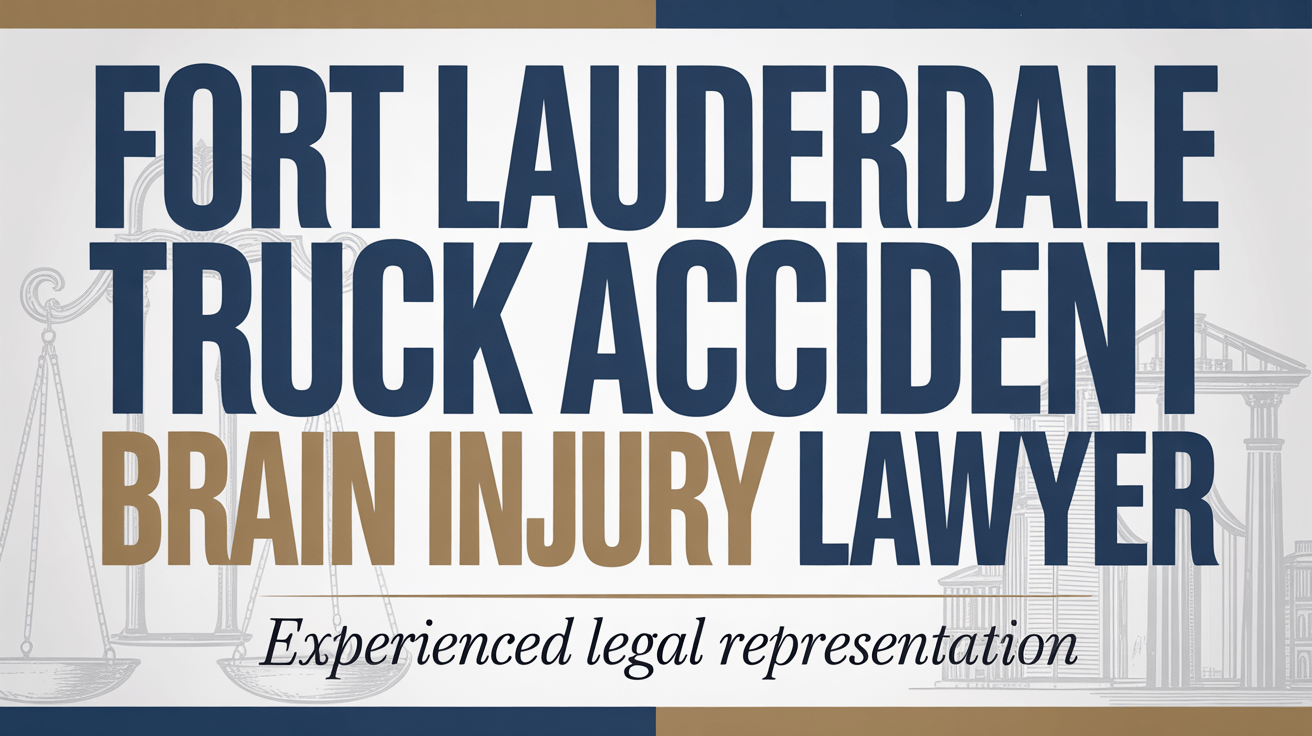 Fort Lauderdale Truck Accident Brain Injury Lawyer