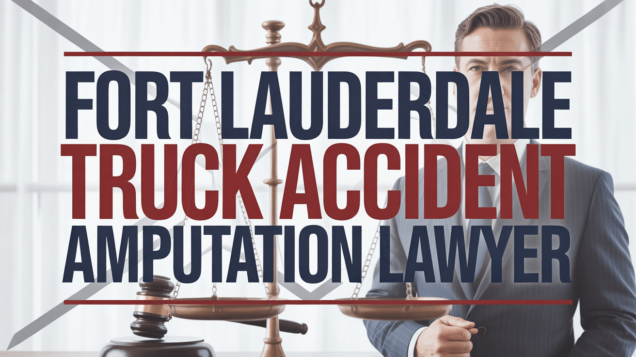 Fort Lauderdale Truck Accident Amputation Lawyer
