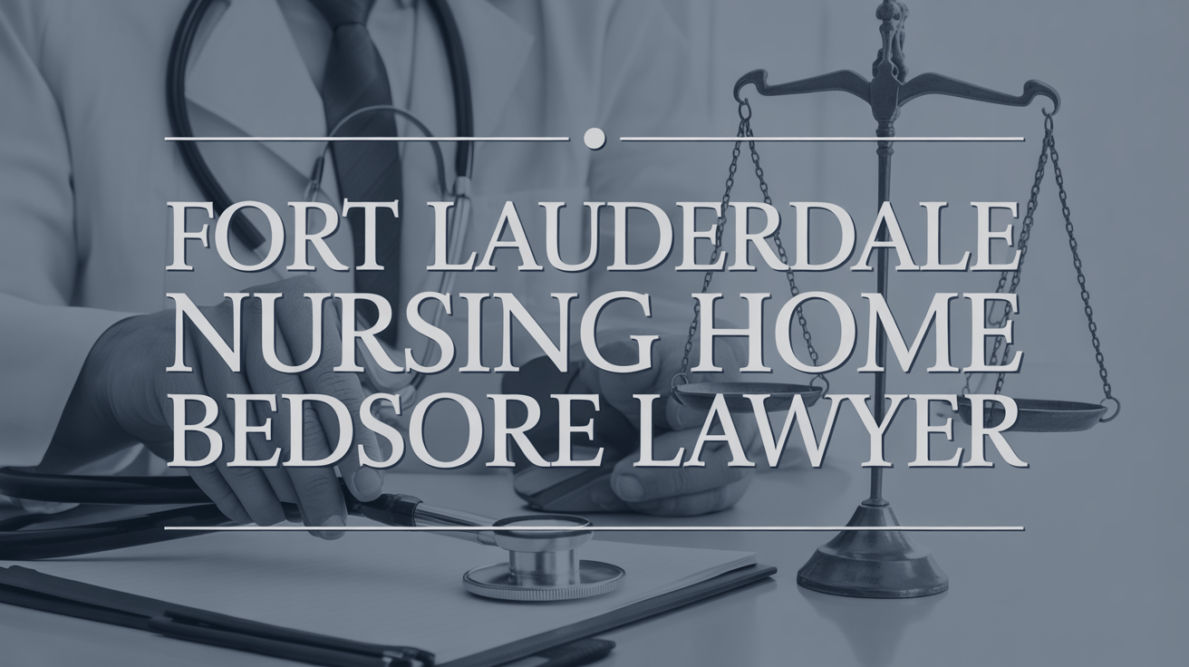 Fort Lauderdale Nursing Home Bedsore Lawyer