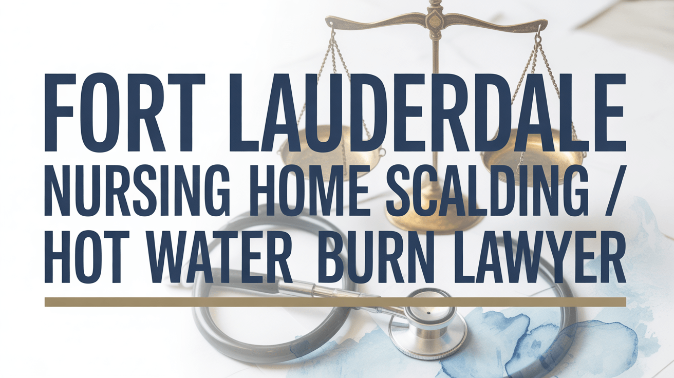 Fort Lauderdale Nursing Home Scalding / Hot Water Burn Lawyer