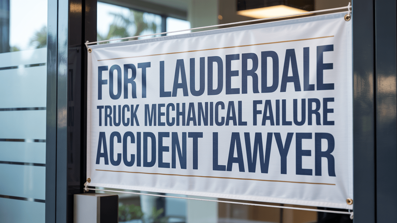 Fort Lauderdale Truck Mechanical Failure Accident