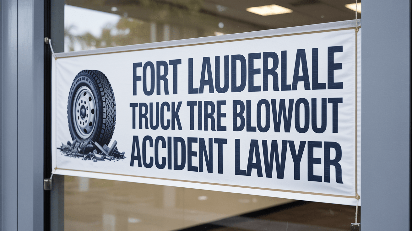 Fort Lauderdale Truck Tire Blowout Accident Lawyer