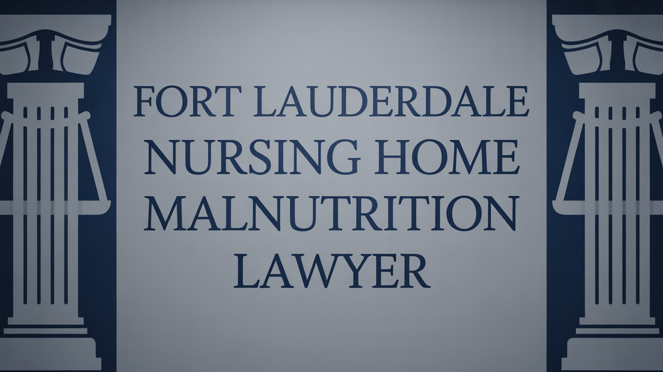 Fort Lauderdale Nursing Home Malnutrition Lawyer