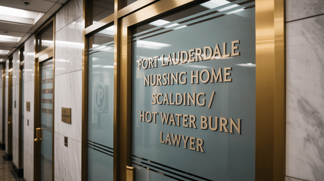 Fort Lauderdale Nursing Home Scalding / Hot Water Burn Lawyer