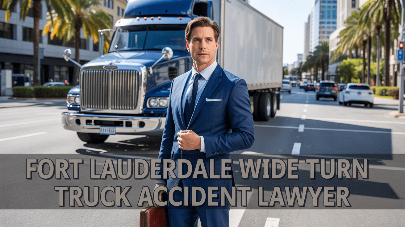 Fort Lauderdale Wide Turn Truck Accident Lawyer 