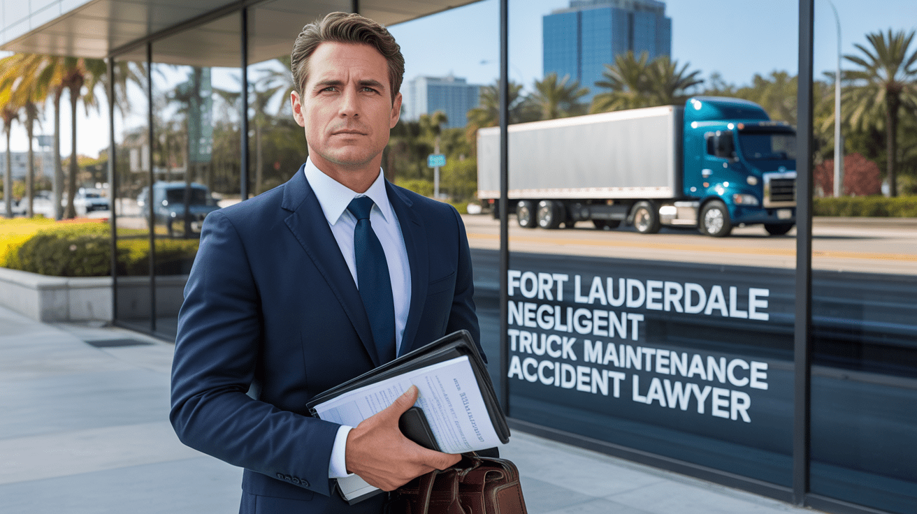 Fort Lauderdale Negligent Truck Maintenance Injury Lawyer 