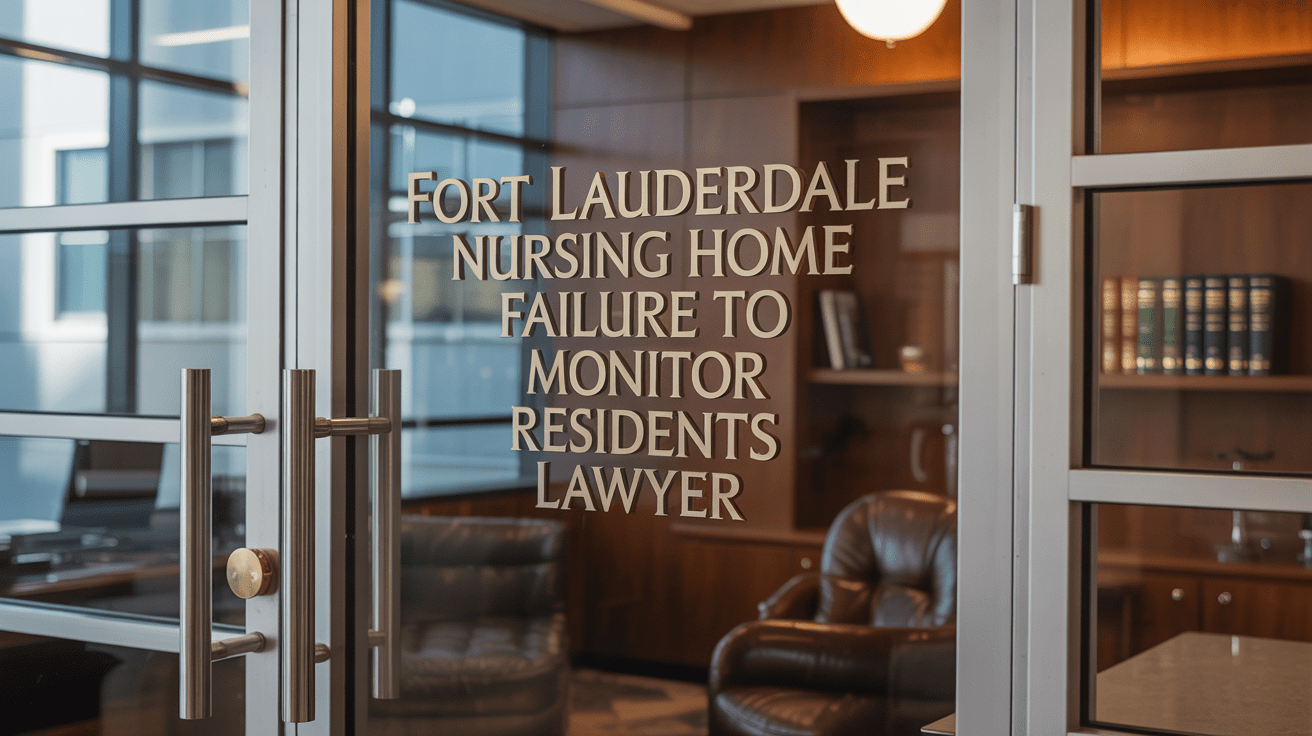 Fort Lauderdale Nursing Home Failure to Monitor Residents Lawyer