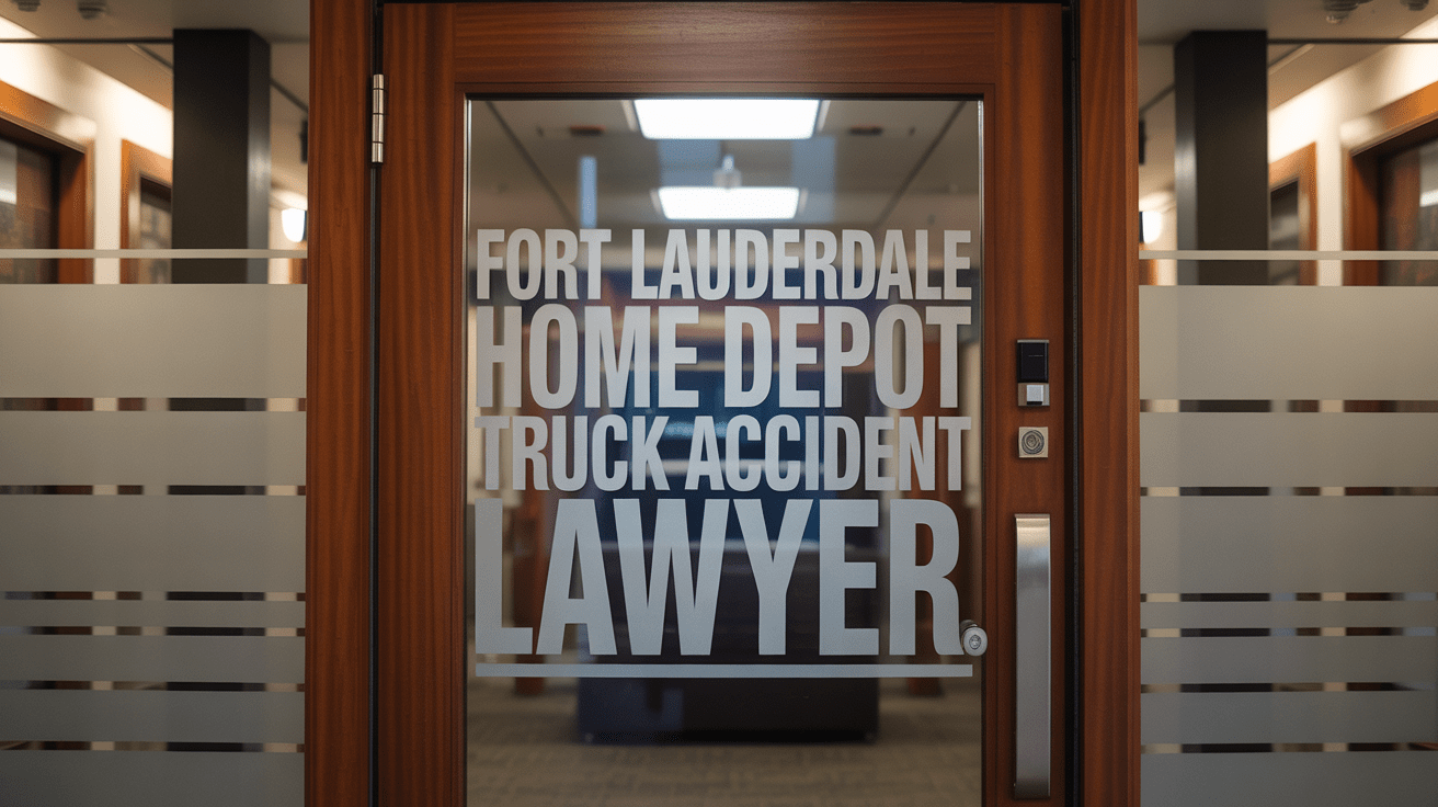 Fort Lauderdale Home Depot Truck Accident Lawyer