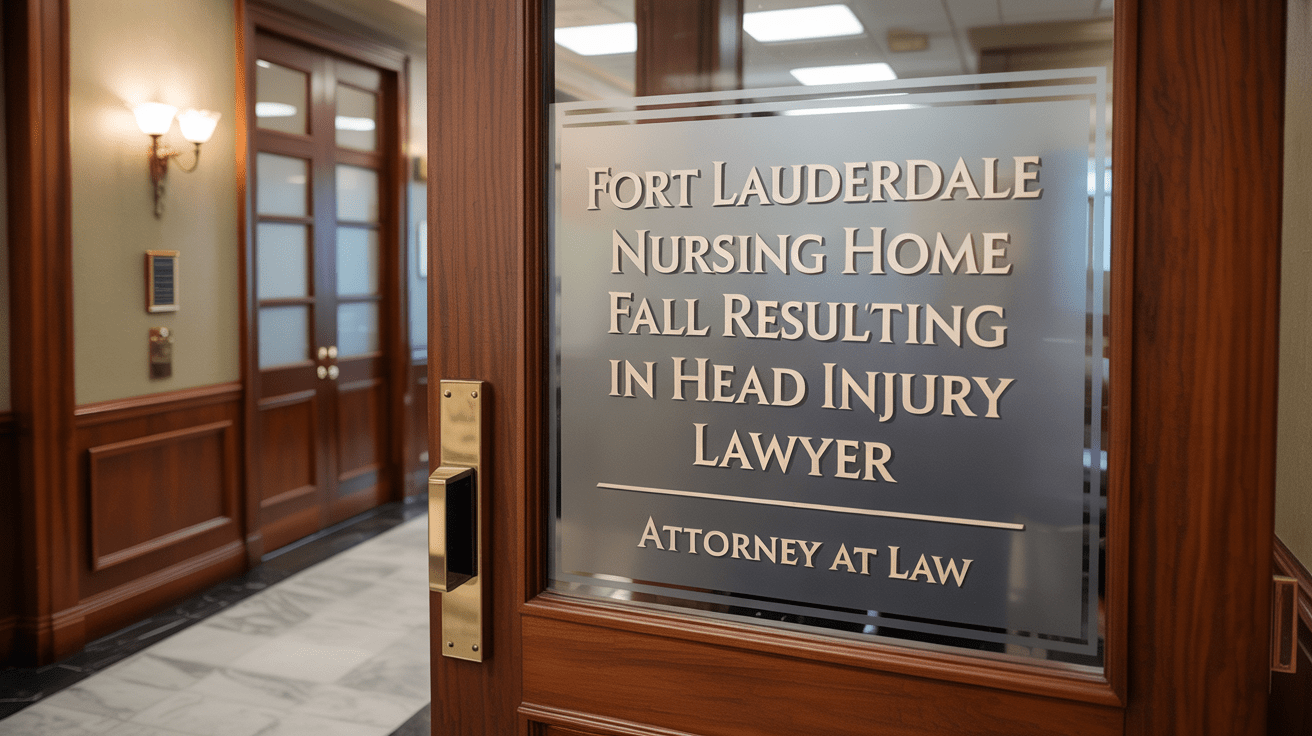 Fort Lauderdale Nursing Home Fall Resulting in Head Injury Lawyer