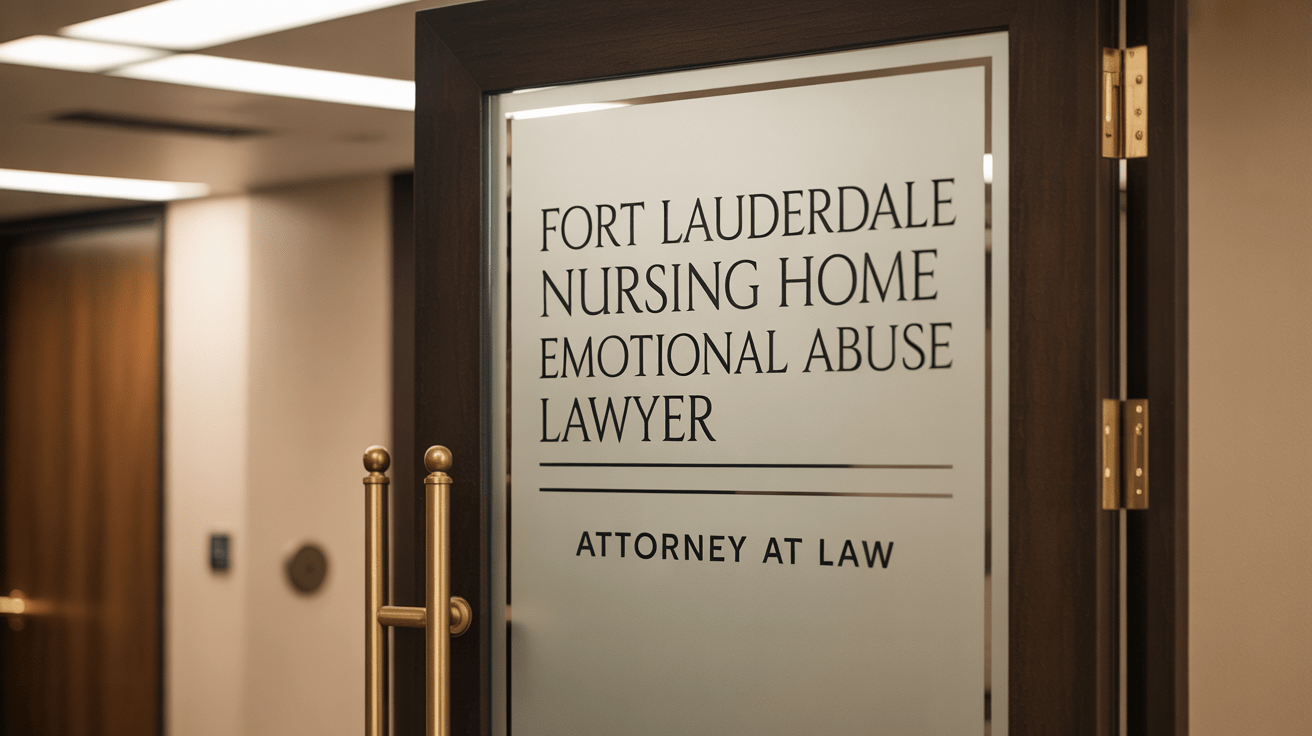 Fort Lauderdale Nursing Home Emotional Abuse Lawyer