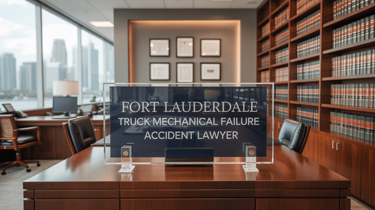 Fort Lauderdale Truck Mechanical Failure Accident-