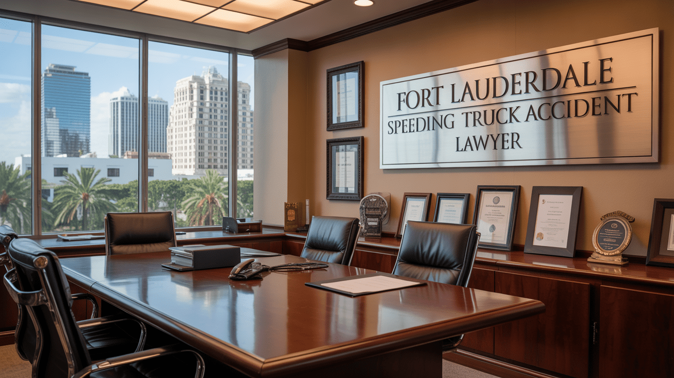 Fort Lauderdale Speeding Truck Accident Lawyer