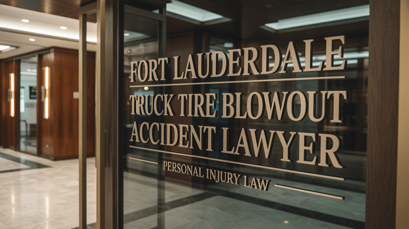Fort Lauderdale Truck Tire Blowout Accident Lawyer