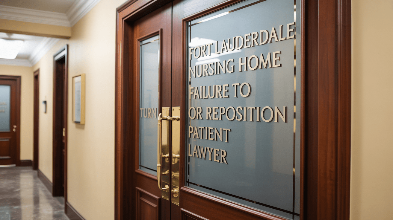 Fort Lauderdale Nursing Home Failure to Turn or Reposition Patient Lawyer